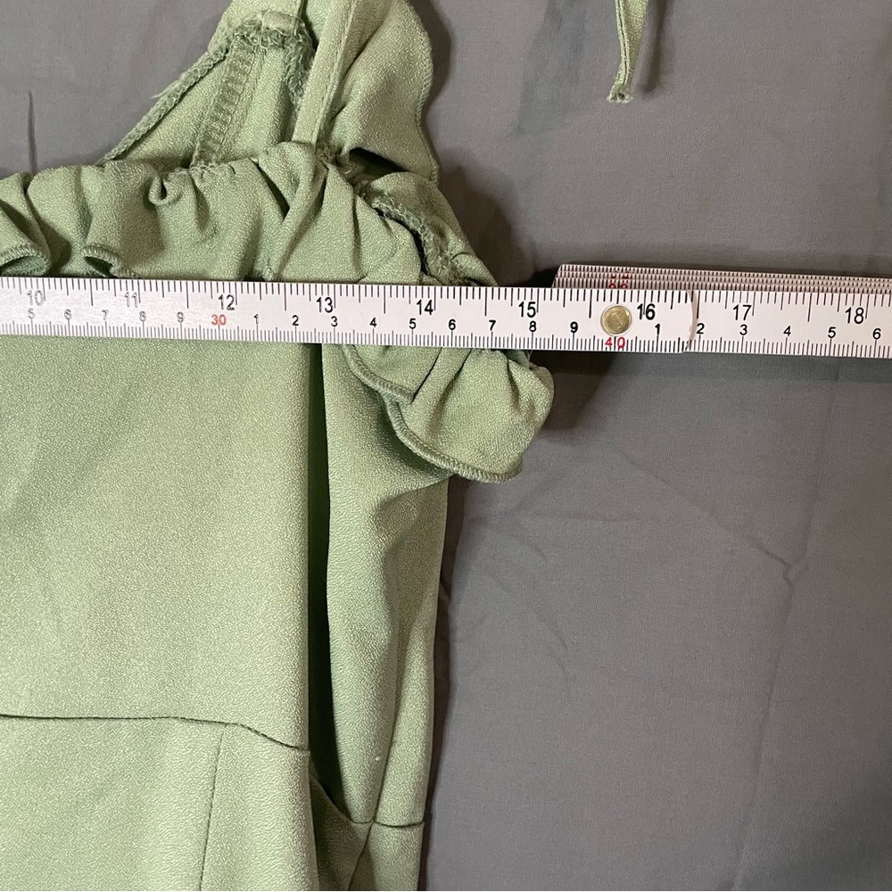 NWT Pretty Little Thing Mint Strappy Tie Midi Dress - Picture 5 of 6